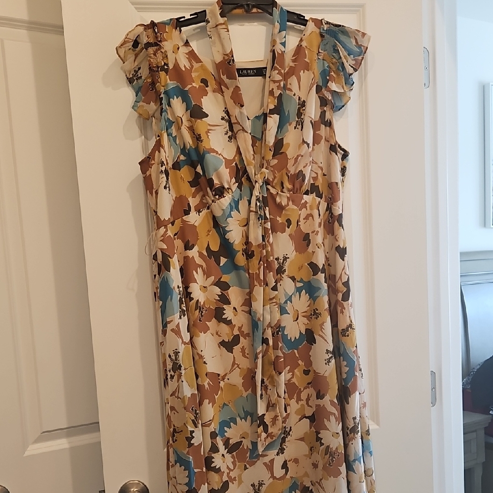 Woman's Ralph Lauren Floral Print Dress